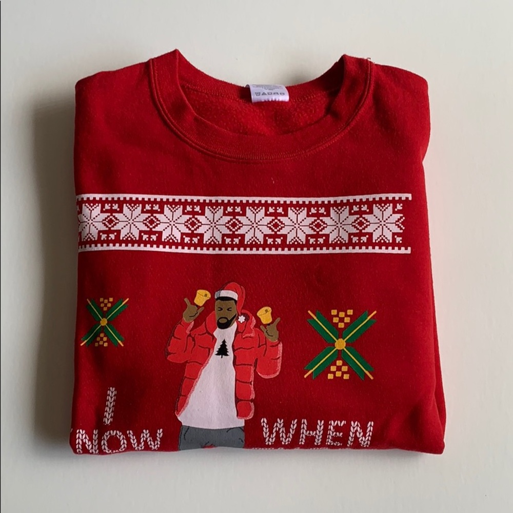 Drake “Hotline Bling” Christmas Sweater